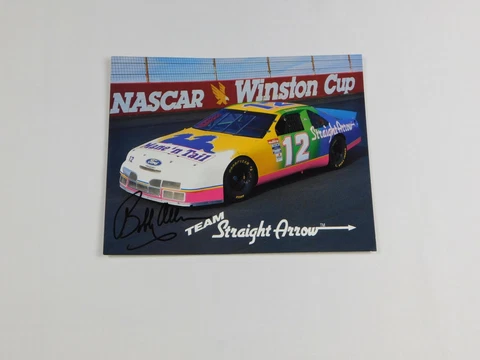 Team Straight Arrow Bobby Allison "The Legend" Hand Signed Winston Cup Nascar Cover
