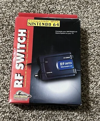 Pelican RF Switch RFU Coax TV Cable Cord Nintendo 64 N64 PL-407 New In Box - Image 1 of 4