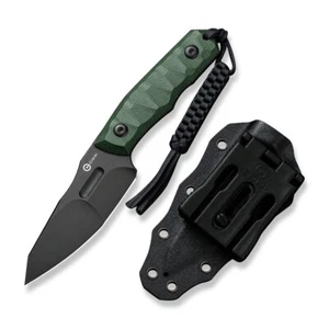 Civivi Knives Propugnator Fixed Blade 23002-2 Green Micarta Black D2 Steel Knife