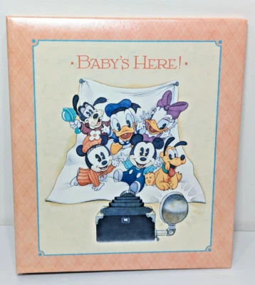 Álbum de fotos de recuerdo de bebé Disney libro de primeros 5 años sello nuevo Foto 1 de 4