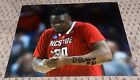 DJ BURNS JR SIGNED 8X10 PHOTO NC STATE BASKETBALL AUTOGRAPH WOLFPACK PACK