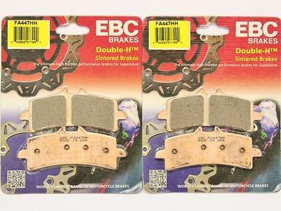 EBC HH F&R Brake Pads Fits 2011-2024 Suzuki GSXR600 GSXR750 FA447HH FA436HH Foto 1 de 3