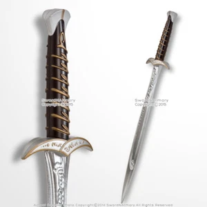 Espada corta daga aguijón medio elfo fantasía medieval de espuma de 28" disfraces - Imagen 1 de 5