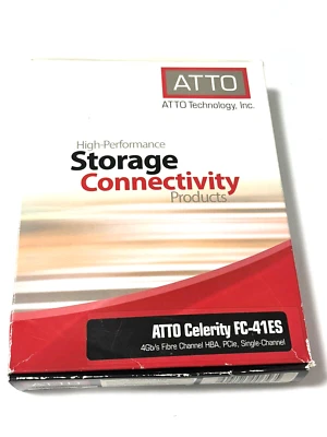 ATTO Celerity FC41ES 4GB/S Fibre Channel Host Bus Adapter Mac PC Card - Image 1 of 4