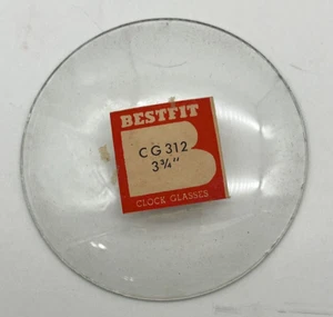 Konvexe Uhr Glas - 3 3/4" Zoll Neu aus altem Lagerbestand (CM46) - Bild 1 von 2