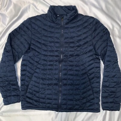 Chaqueta acolchada azul grande Ben Sharman Puffer Foto 1 de 4