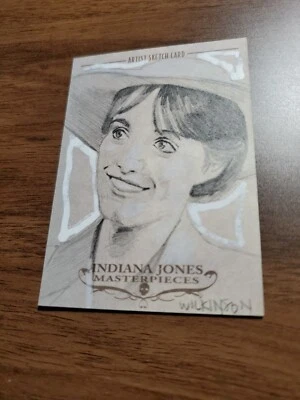 Indiana Jones Masterpieces - Sarah Wilkinson  Sketch Card - Image 1 of 2