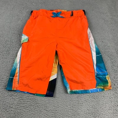 Bañador ZeroXPosur Para Hombre Extra Grande Naranja Colorido Abstracto Forrado Trasero Foto 1 de 4