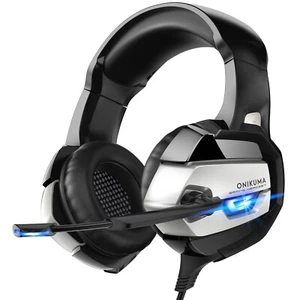 3.5MM Gaming Headset Headphones Noise Cancelling with Mic Surround Sound Headset - Picture 1 of 8