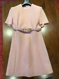Vintage Escada Margaretha Ley Dress, Empire Style, Pale Pink, Size 36 - Picture 1 of 5