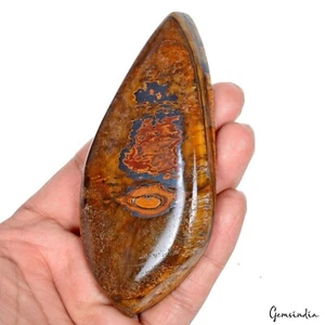 710 Ct Natural Untreated Brown Iron Tiger Eye Fancy Cab Huge Madagascar Gemstone - Picture 1 of 7
