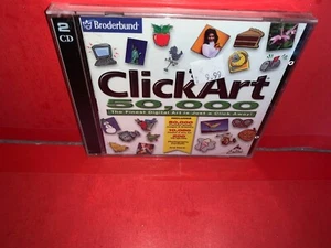 Broderbund ClickArt 50,000 - 2 Discs - Picture 1 of 2