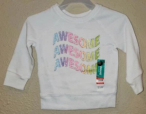 New Garanimals Toddler Girls Awesome Sweatshirt Size 2T - Picture 1 of 2