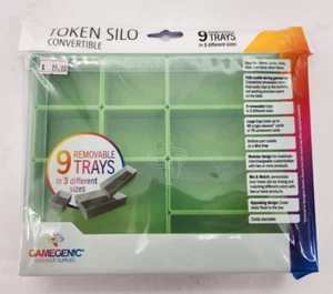 GamegenicToken Silo Convertibile | Negozio e Organizza Gettoni Gioco da Tavolo Verde - Foto 1 di 9