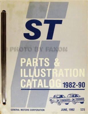 Catalogo Parti 1990 GMC S15 Chevy S10 S-10 S-15 Blazer Jimmy Pickup - Immagine 1 di 2