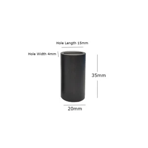 60/45/35x20x4mm Agujero plano Boro Carburo Arena Blaster Boquilla B4C Punta de chorro de arena - Imagen 1 de 11