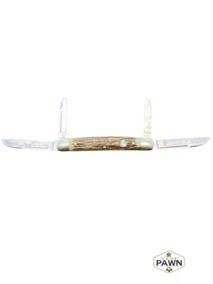 Vintage Hen and Rooster Bertram Cutlery 214DS Stag Congress Knife VE (FVS017700) - Image 1 of 4