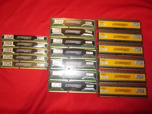 Lot of 21pcs Crucial 8GB PC3-12800 DDR3-1600Mhz Desktop Udimm Memory - Picture 1 of 7