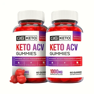 2-Pack G6 Keto Gummies - G6 Keto ACV Gummies - 120 Gummies - Picture 1 of 6