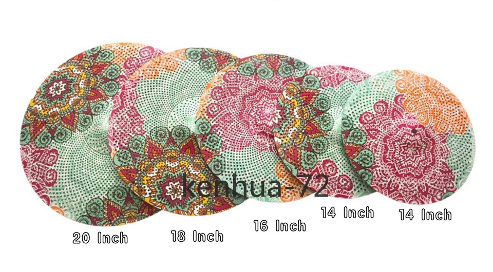 E-Cymbals Low-volume Silent Cymbals 5pcs with Long-sleeved Cymbals(multicolor) - Image 1 of 4