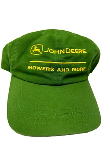 John Deere Mowers & More Hat Cap Strapback Green Lawn Tractors Riding Mowers JD1 - Picture 1 of 11