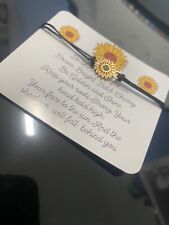 Sunflower Adjustable Bracelet Jewellery Gift Mental health Gift Uni College Gift