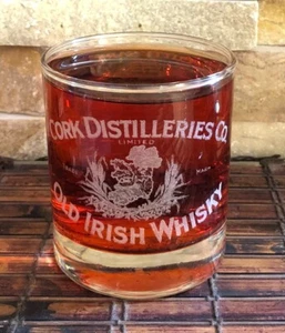 Cork Distilleries Co. OLD IRISH Whiskey Glass - Picture 1 of 1