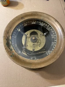 Large Antique Crosby Steam Pressure Recording Gauge W/ Chelsea Movement  - Picture 1 of 24
