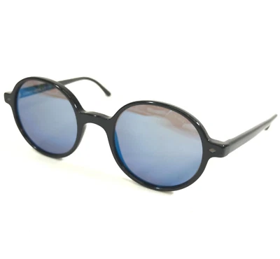 Gafas de sol Giorgio Armani AR 8097 5017/04 negro brillante montura redonda lentes marrones Foto 1 de 4