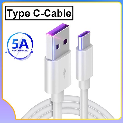 5A USB Type C Fast Charging Cord Data Sync Charger Cable For Huawei Samsung