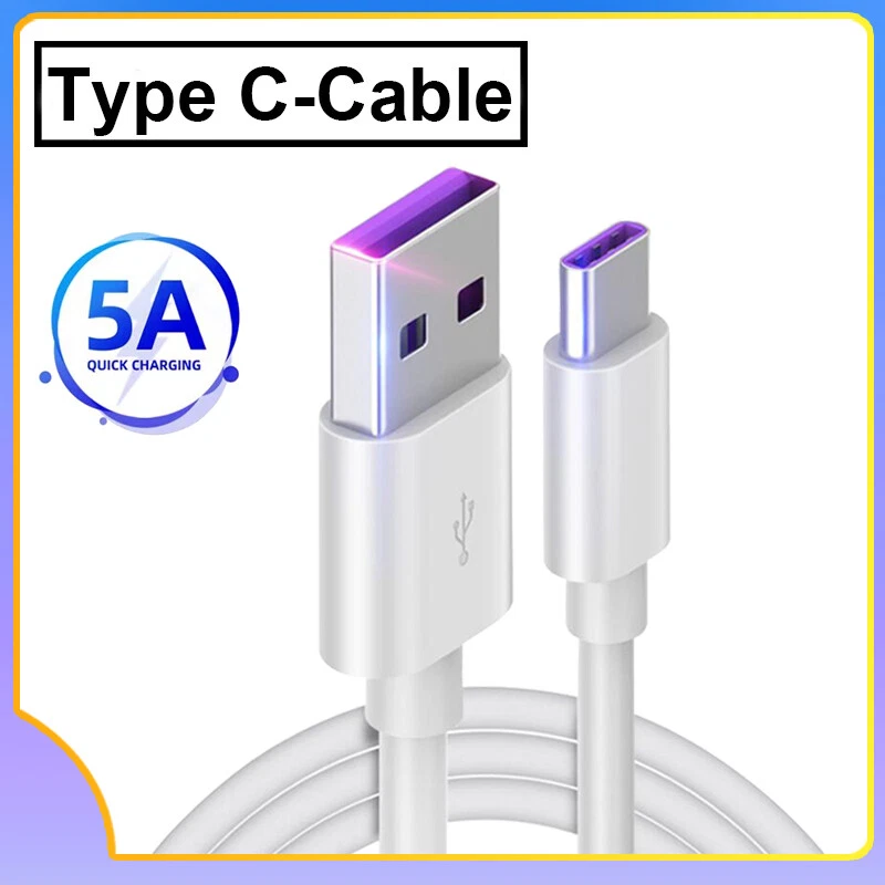 Long Fast Charge USB-C Type C Data Sync Charging Charger Cable Lead For HUAWEI - Image 1 of 4
