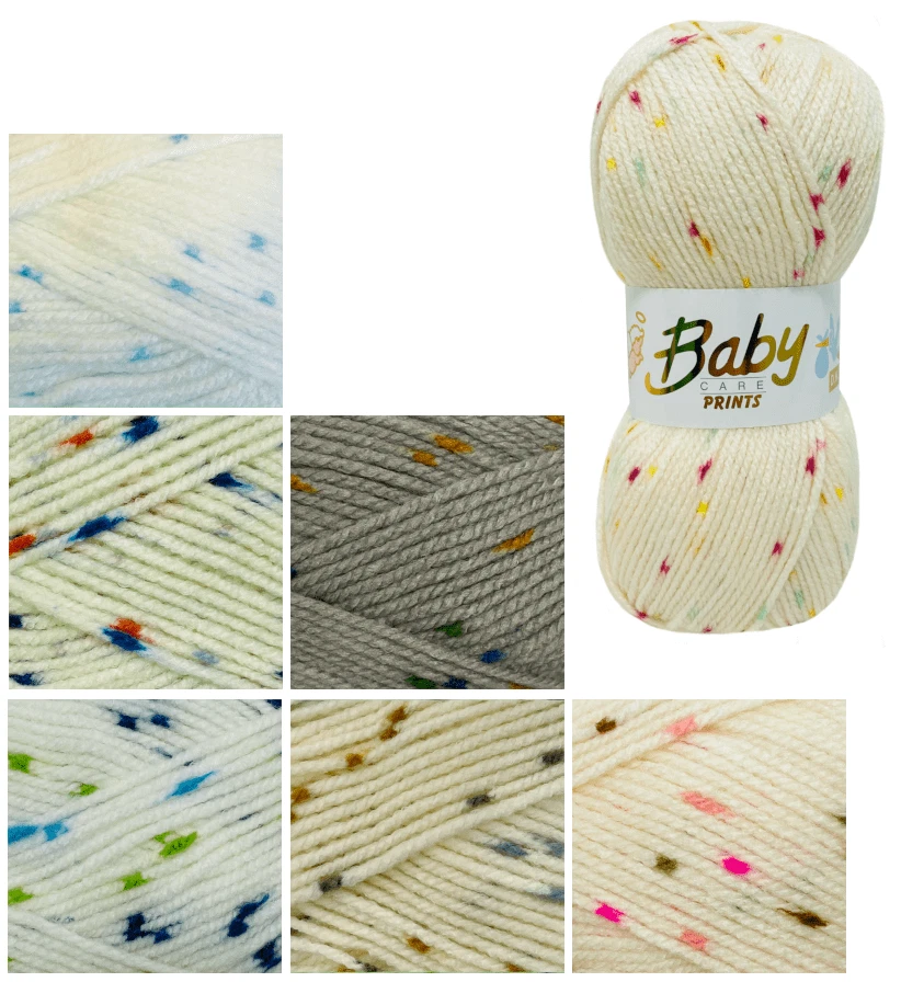 Baby Wool Prints DK Double Knitting & Crochet Soft Yarn, Babycare From Woolcraft - Image 1 of 1