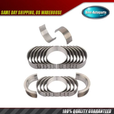 Std Rod & Main Bearing Set Chevy GMC Gen 3/4 LS Engines 4.8L 5.3L 5.7L 6.0L 6.2 - Изображение 1 из 4