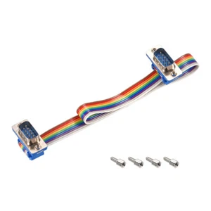 IDC Arc-En-Ciel Câble Ruban Plat DB9 M/M Connecteur 2.54mm Pas 11.8'' Long - Imagen 1 de 5