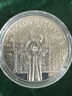 💰Order of MALTA 2005 COIN 10 Lira Proof POPE JOAN PAVEL II Copper Nickel - Image 1 of 4