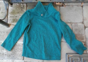 Jumping Beans sz6 dark  green over the head fleece sweatshirt unisex polyester - Picture 1 of 2