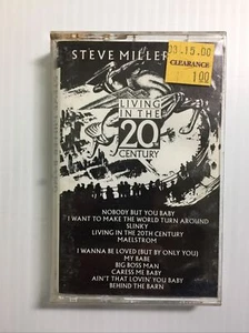 Steve Miller Band Living In The 20th Century 1986  Cassette Tape - Picture 1 of 3