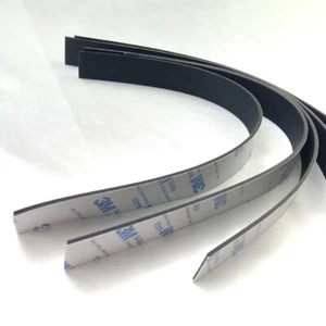 Rubber Strip、Adhesive Backed Roll,Self Adhesive Rubber Anti Slip Strip 30cm Long - Picture 1 of 9