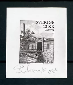Briefmarken Schweden 2011 SELTEN PROOF graviert & signiert von Naszarkowski (polnisch) #A1954 - Bild 1 von 2