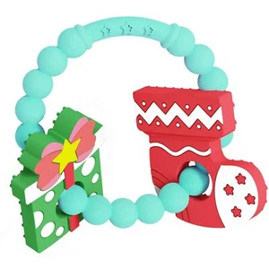 Christmas Baby Teething Ring Toys – Christmas Gift and Stocking Teethers for - Picture 1 of 5