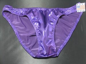Mens Shiny Mystique Hologram Purple Custom Posing Pouched Full Brief or Thong