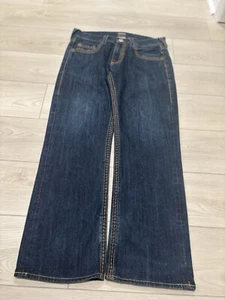 Vtg True Religion Jeans Men's Size 36x31 Section Bobby Big T Made In USA - Picture 1 of 13