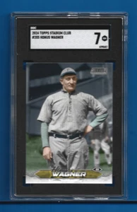 Esthetical CARDS 2024 Honus Wagner Stadium Club SGC 7 #205 - Picture 1 of 2