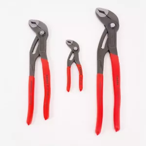 Knipex Cobra Pliers Set, 3 Pieces - 5", 10", and 12" - Picture 1 of 3