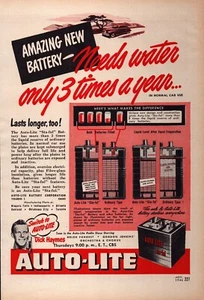 1946 Auto Lite Battery Corporation Print Ad Sta-ful Battery Toledo OH - Picture 1 of 1