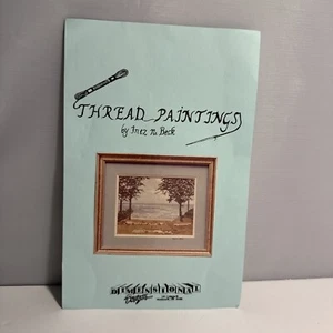 Thread Paintings By Inez N Beck Dimensional Designs “Along The Shore” NIP - Picture 1 of 5