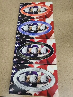 2005 State Quarter Collection Gold, Platinum, Philadelphia And Denver - Image 1 of 4