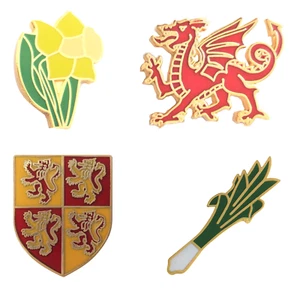 Wales St. David's Day Pin Badge - Picture 1 of 10