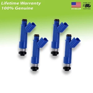 OEM DENSO 4pcs Fuel Injectors For 2003-2008 Toyota Celica, Corolla, Matrix 1.8L - Picture 1 of 1