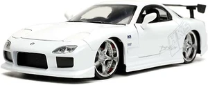 1/24 Jada Fast & Furious Movie 1993 Mazda RX-7 HKS Diecast Model Car White 32607 - Picture 1 of 3